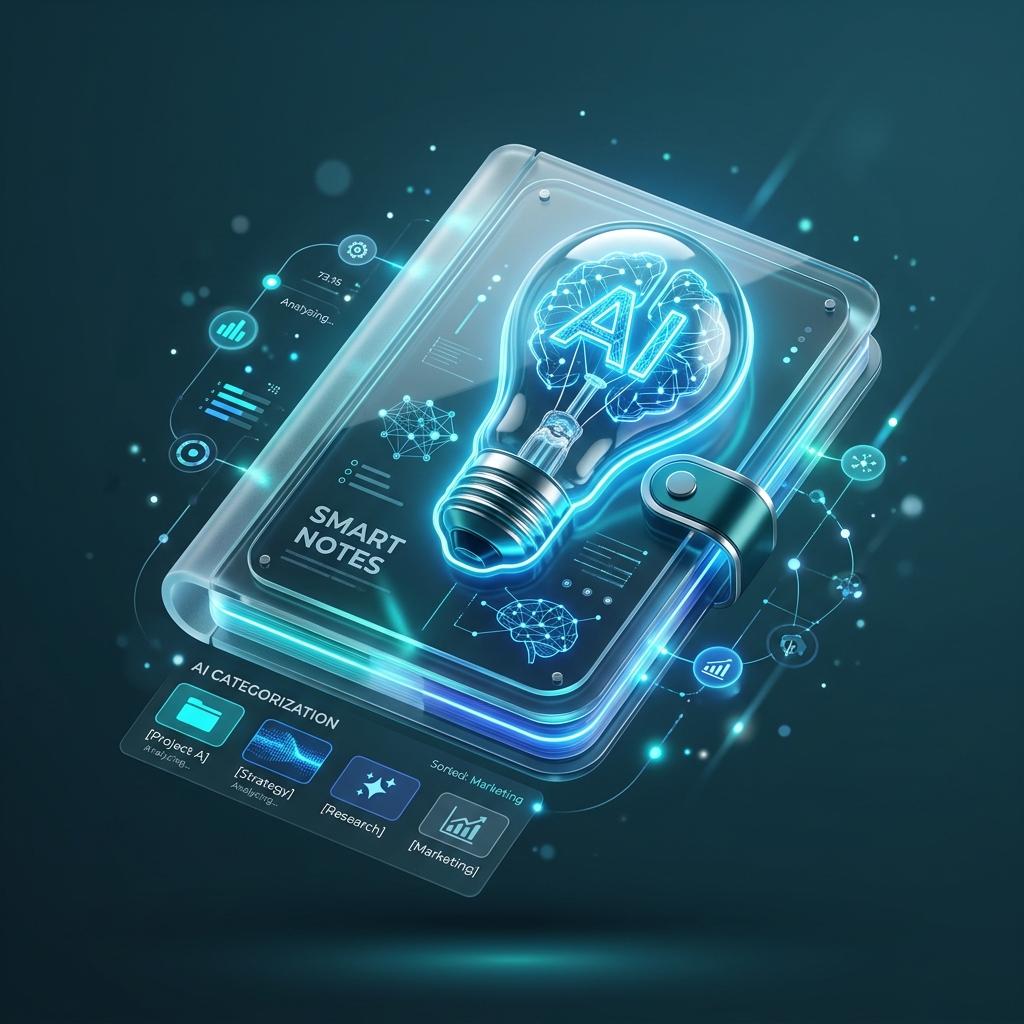 Note Intelligenti 3D Icon